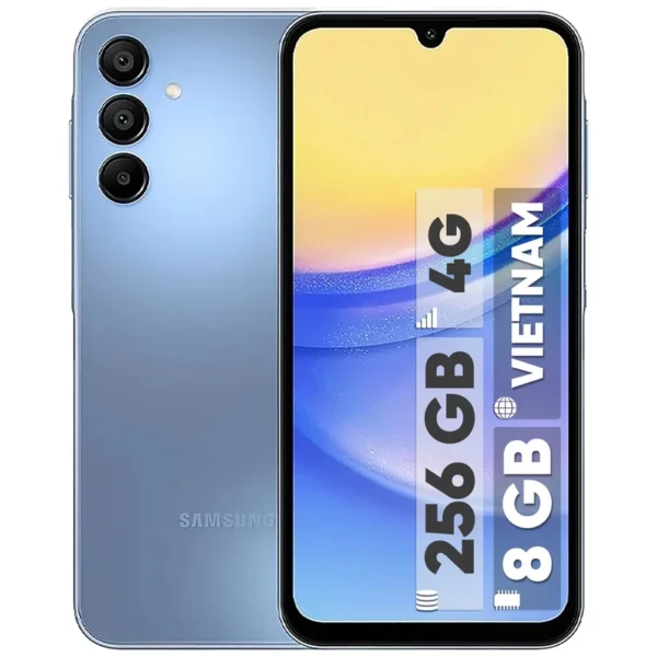 گوشی موبایل سامسونگ مدل Galaxy A15 4G دو سیم کارت ظرفیت 256 گیگابایت و رم 8 گیگابایت - ویتنام