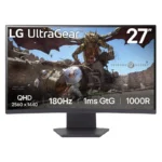 مانیتور خمیده گیمینگ هوشمند 27 اینچ ال جی مدل UltraGear 27GS60QC
